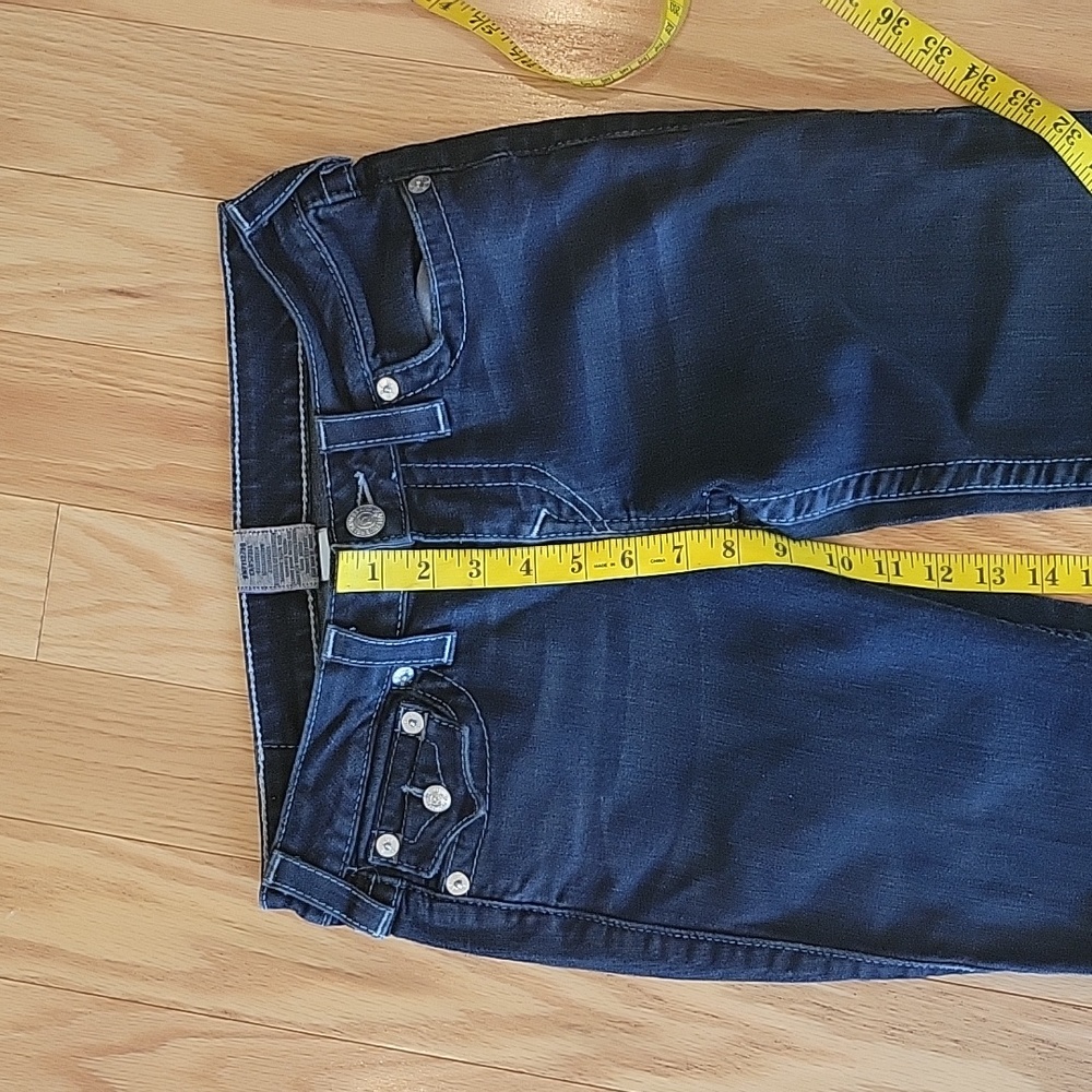 True Religion floral embroidered back pockets boot cut jean - Picture 14 of 16